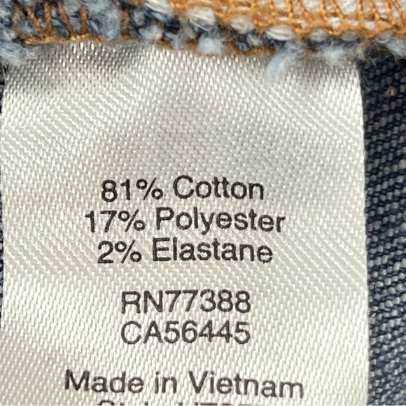 J Crew Medium Wash Blue Fray Denim Jean Shorts Size 26 - Picture 8 of 9